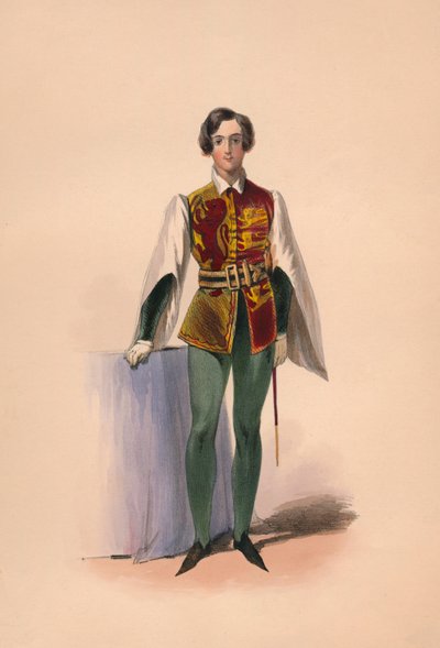 12 मई 1842, 1843 को रानी विक्टोरियास बाल कॉस्ट्यूम के लिए पोशाक में अतिथि। द्वारा जॉन रिचर्ड कोक स्मिथ
