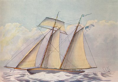 अमेरिकन टॉपलेस शूनर, 1825 द्वारा जॉन रोजर्स
