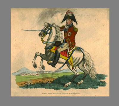 'लेफ्टिनेंट। जेनल। सर आयर कूट. केबीकेसी और एम.पी.', 1816। द्वारा जॉन रोमनी