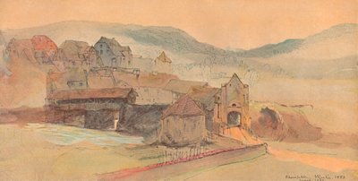 रिनफेल्डेन ब्रिज, 1858 द्वारा जॉन रस्किन