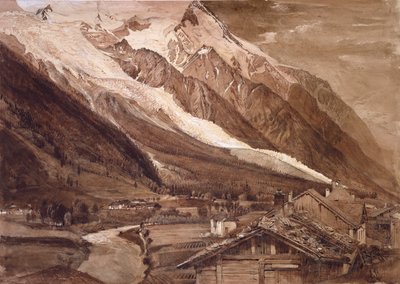 द ग्लेशियर डेस बॉसन्स, शैमॉनिक्स, जून 1849 द्वारा जॉन रस्किन