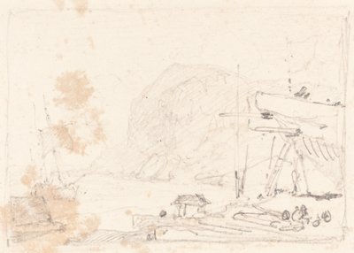 एक सूखी गोदी द्वारा जॉन बेच Cotman