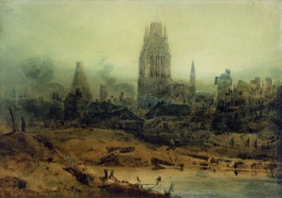ब्रिस्टल, 1801 (कागज पर wc) द्वारा जॉन बेच Cotman