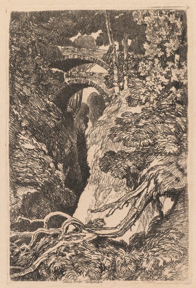 डेविल्स ब्रिज, कार्डिगनशायर द्वारा जॉन बेच Cotman