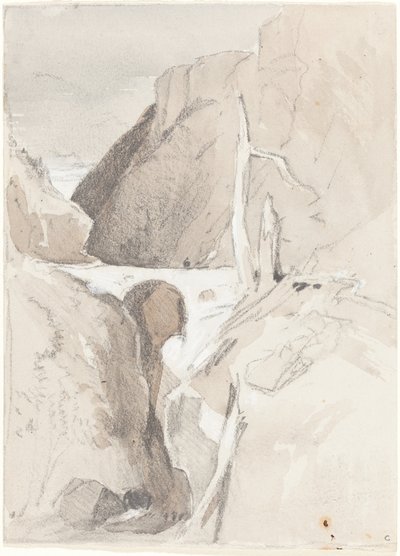 पेड़ के ठूंठों वाला कण्ठ द्वारा जॉन बेच Cotman