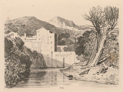 अध्ययन मुक्त प्लेट 22, Whitby, 1838 कर रहे हैं। द्वारा जॉन बेच Cotman