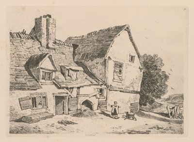 लिबर स्टडियोरम: प्लेट 38, डिप्टफोर्ड में देखें, 1838। द्वारा जॉन बेच Cotman