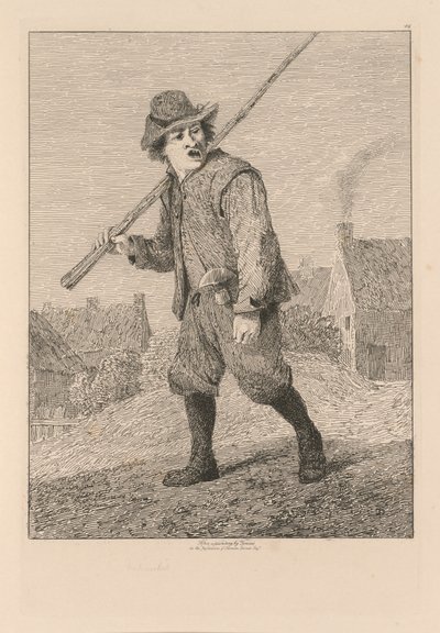 अध्ययन 46 नमूने Teniers, 1838 के बाद मुक्त प्लेट कर रहे हैं। द्वारा जॉन बेच Cotman