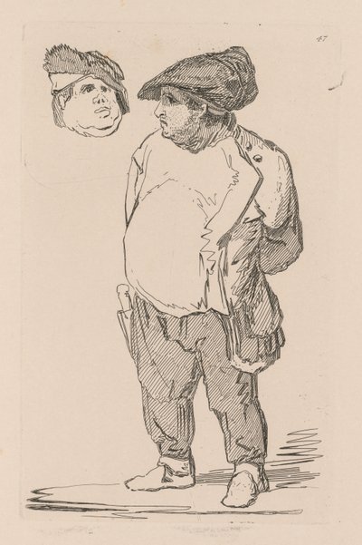 अध्ययन मुक्त प्लेट 47, एक अध्ययन, 1838 कर रहे हैं। द्वारा जॉन बेच Cotman