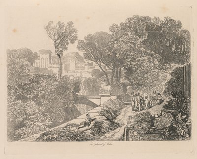 अध्ययन मुक्त प्लेट 6, जादुई, 1838 के निर्णय कर रहे हैं। द्वारा जॉन बेच Cotman