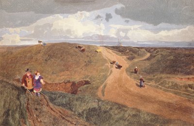 माउसशॉट हीथ, नॉर्विच, c.1810 (पेंसिल, पेपर पर wc) द्वारा जॉन बेच Cotman