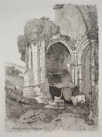रिवाउल्क्स एबे, यॉर्कशायर द्वारा जॉन बेच Cotman