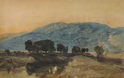 रॉकी लैंडस्केप, सनसेट, 1923 द्वारा जॉन बेच Cotman