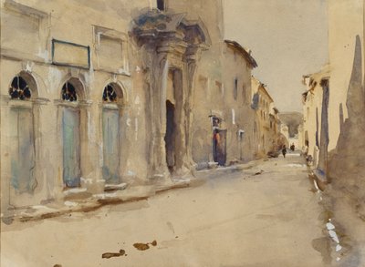स्पेन में एक सड़क, c1880s द्वारा जॉन सिंगर सार्जेंट