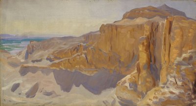 मिस्र, 1890-91 में डीर एल बहरी की चट्टानें द्वारा जॉन सिंगर सार्जेंट