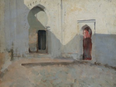 कोर्टयार्ड, टेटुआन, मोरक्को, 1879-80 द्वारा जॉन सिंगर सार्जेंट