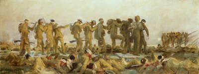 गैस्ड, एक तेल अध्ययन, 1918-19 द्वारा जॉन सिंगर सार्जेंट