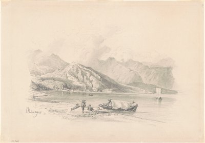 लेक शोर, मेनागियो [रेक्टो], 1869। द्वारा जॉन सिंगर सार्जेंट