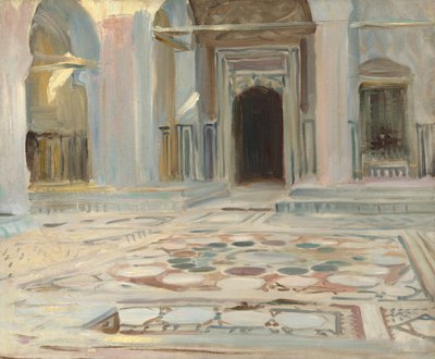 फुटपाथ, काहिरा, 1891। द्वारा जॉन सिंगर सार्जेंट