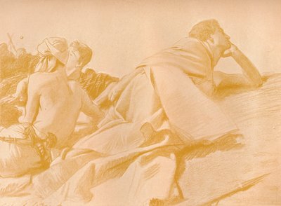 साल्स कैंप में रिकॉलिंग फिगर डेविड, c1905 द्वारा जॉन सिंगर सार्जेंट