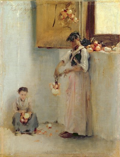 स्ट्रिंग प्याज, c.1882 (कैनवास पर तेल) द्वारा जॉन सिंगर सार्जेंट
