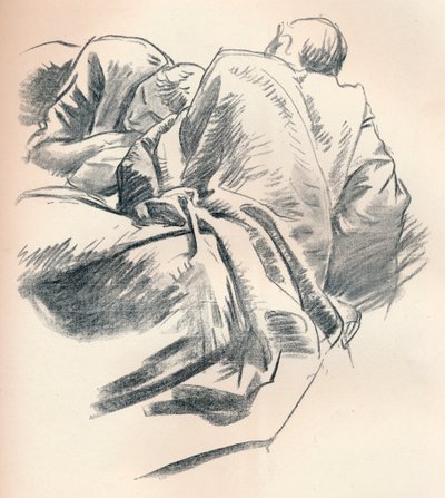 ड्रेपर का अध्ययन, c1916 द्वारा जॉन सिंगर सार्जेंट