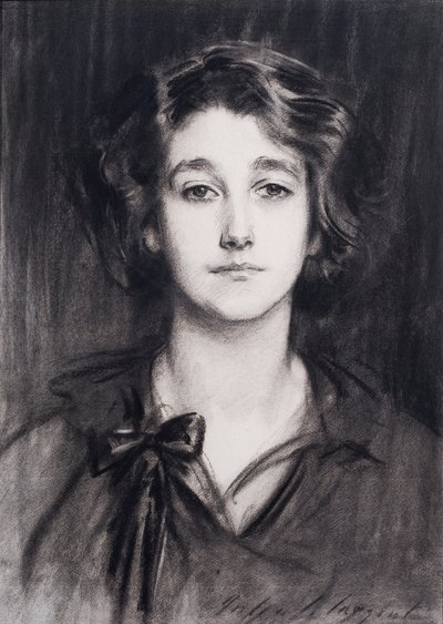 सिबिल ससून (कागज पर लकड़ी का कोयला) द्वारा John Singer Sargent
