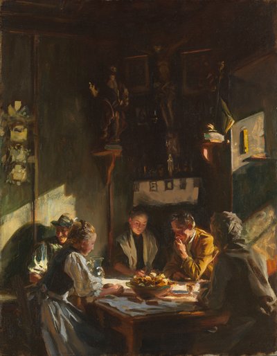 टायरॉलिस इंटीरियर, 1915 द्वारा John Singer Sargent