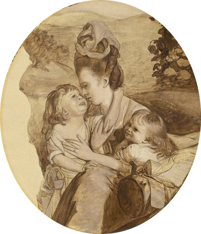कोपले परिवार के लिए रेखाचित्र, 1776। द्वारा जॉन सिंगलटन कोपले