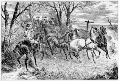 ए नाइट ऑफ द रोड, 1881। द्वारा जॉन स्टर्गेस