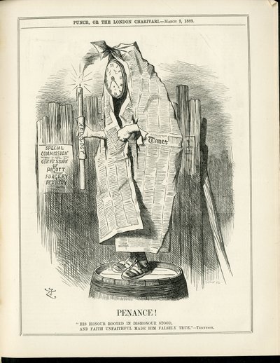 पंचो में जॉन टेनियल (1820-1914) का चित्रण द्वारा जॉन टेनिएल