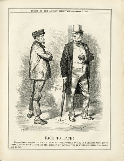 पंचो में जॉन टेनियल (1820-1914) का चित्रण द्वारा जॉन टेनिएल