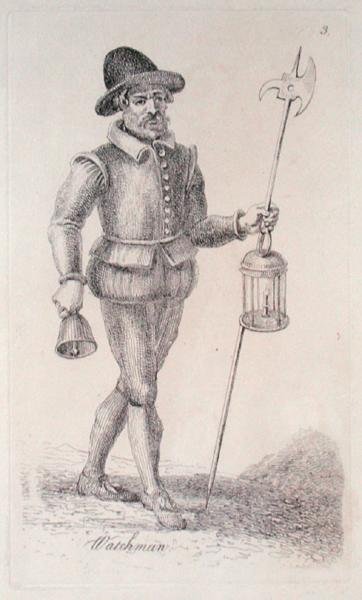 c.1680 से चौकीदार (नक़्क़ाशी) द्वारा जॉन थॉमस स्मिथ