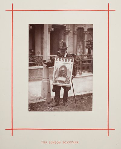 लंदन बोर्डमैन, 1877। द्वारा जॉन थॉमसन