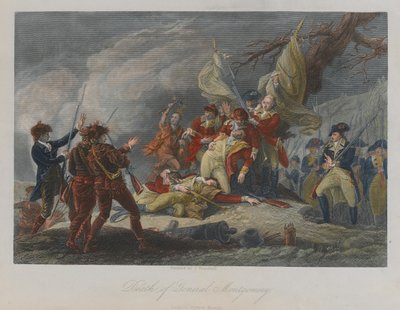 जनरल मोंटगोमरी की मृत्यु, 1775 द्वारा जॉन ट्रंबल