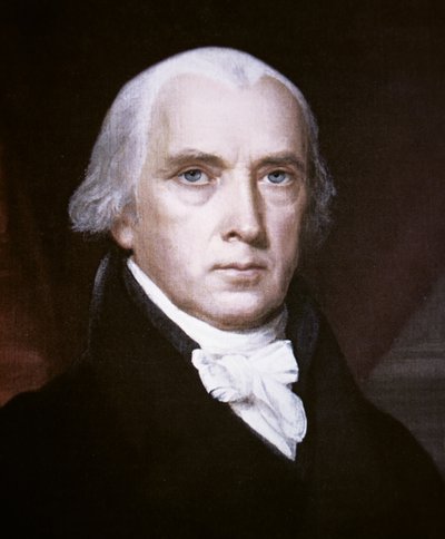 जेम्स मैडिसन (1751-1836) (रंग लिथो) द्वारा जॉन वांडरलिन