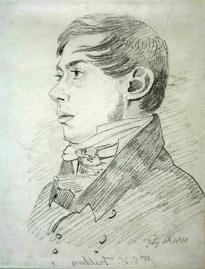 एंथोनी वांडिक कोपले फील्डिंग (1787-1855), 1810 (वॉव पेपर पर ग्रेफाइट) द्वारा जॉन वर्ले