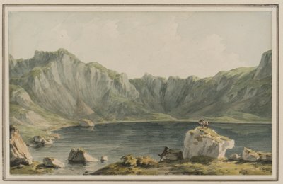 लील इदवाल, लिलन ओगवेन, कार्नरवॉन्शर, c.1795 (कागज पर wc) से इसके दृष्टिकोण पर द्वारा जॉन वारविक स्मिथ