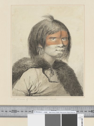 F.27 प्रिंस विलियम की ध्वनि की एक महिला, c.1773-84 (जल रंग) द्वारा जॉन वेबर
