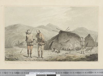 F.31 Tschuktschi और उनके आवास, c.1773-84 (जल रंग) द्वारा जॉन वेबर