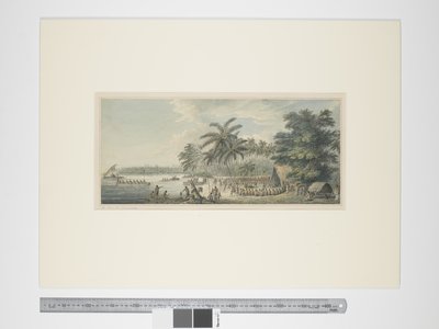 F.3 अनामुक में एक दृश्य, c.1773-84 (जल रंग और प्रिंट उत्कीर्णन) द्वारा जॉन वेबर