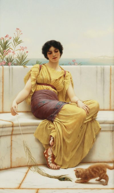 आलस्य, 1900 द्वारा John William Godward