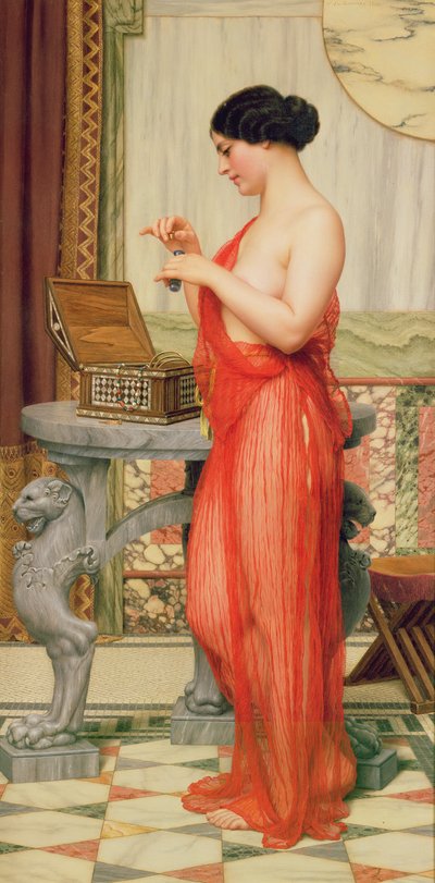 द न्यू परफ्यूम, 1914 द्वारा John William Godward