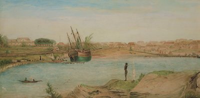 सिडनी कोव, कोव के प्रमुख, 1808 (wc) द्वारा John William Lewin
