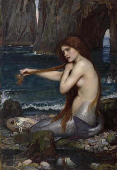ए मरमेड, 1900 द्वारा John William Waterhouse