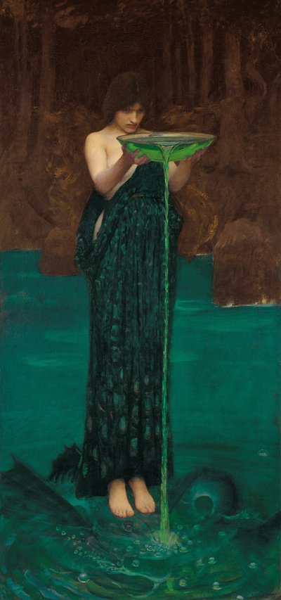 Circe Invidiosa, 1892 द्वारा John William Waterhouse