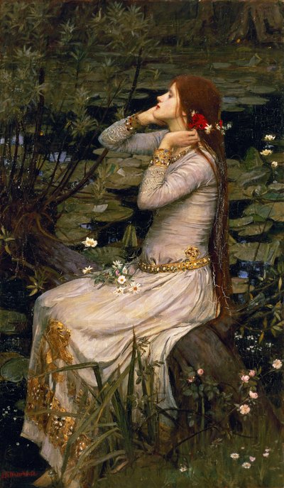 ओफेलिया, 1894 द्वारा John William Waterhouse