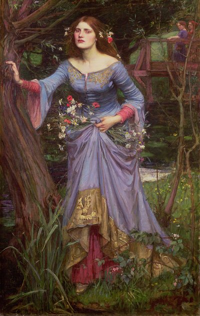 ओफेलिया, 1910 द्वारा John William Waterhouse