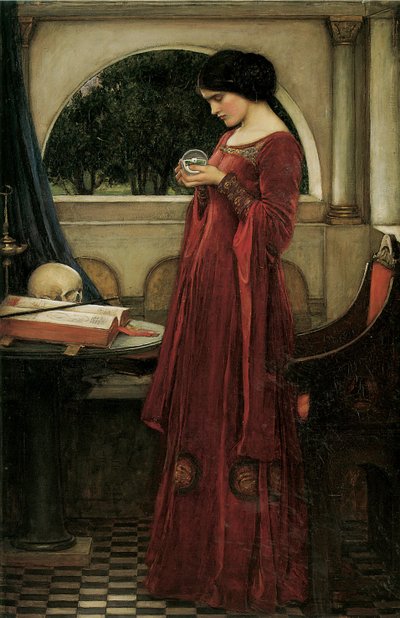 क्रिस्टल बॉल द्वारा John William Waterhouse