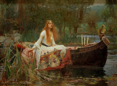 द लेडी ऑफ शालोट द्वारा John William Waterhouse